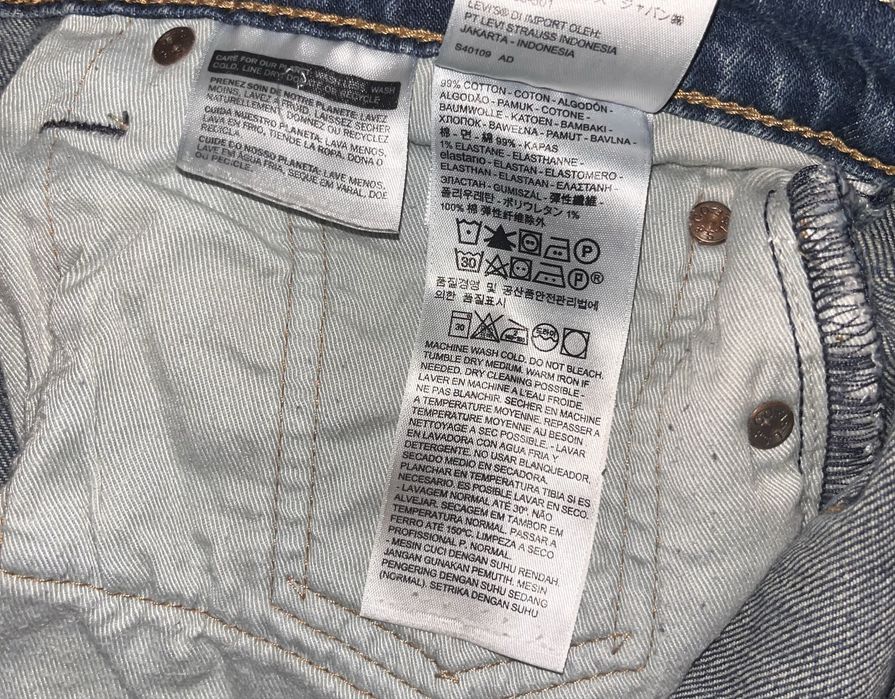 Spodnie Jeansowe Męskie Levi’s 512 W32 x L34 Stan Idealny