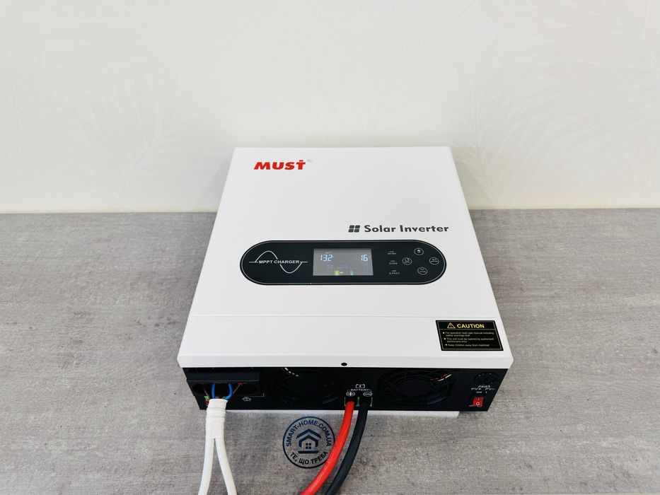 4000Ва‼️2кВт 12-220в инвертор гибридный для дома зарядная станция Must