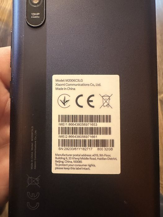 Redmi 9A 2GB/32GB smartfon