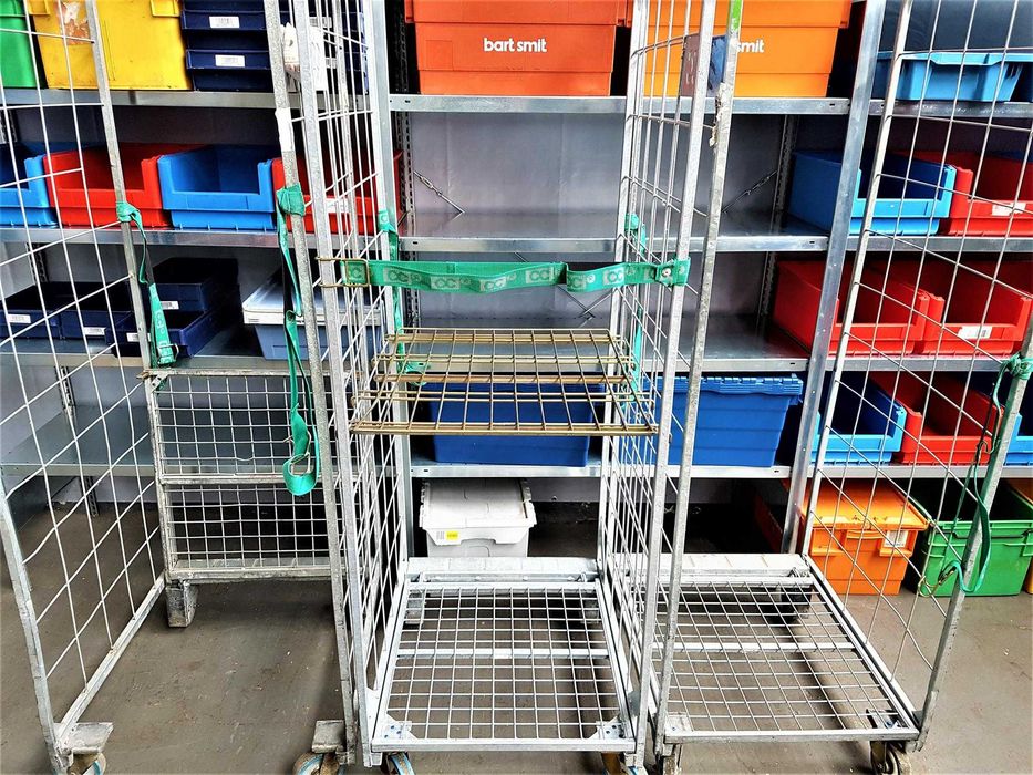 Wózek Siatkowy Platforma Transportowy Magazynowy Kurierski Gniazdowy