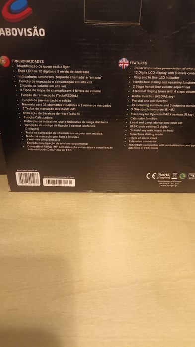 Telefone fixo multifunções