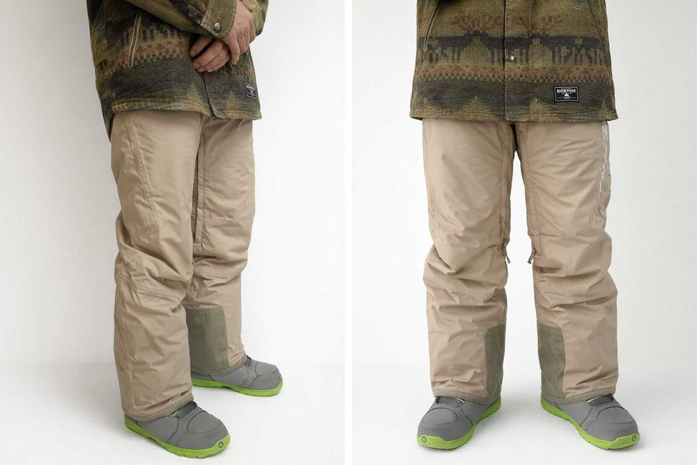 Calças Ski e Snowboard  Quechua Decathlon castanhas/bejes