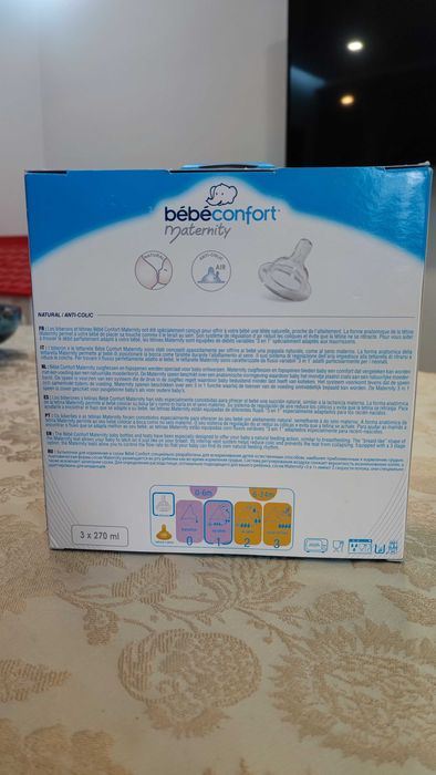 Conjunto 3 Biberões 270ml Silicone Médio Anti-Cólicas [0-12M] - NOVO