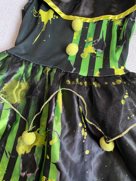 Сукня клоун, клоунесса, джокер, арлекин 7-8 р, 122-128 см