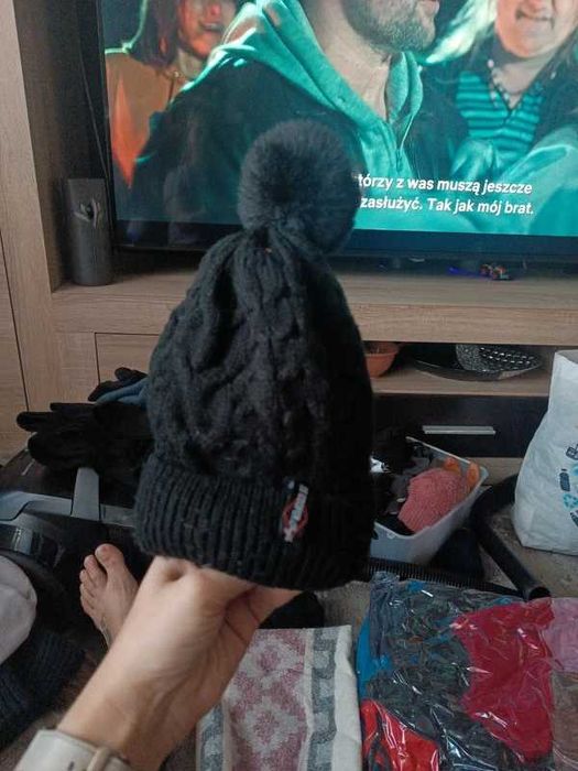 Czapka czarna Lee Cooper