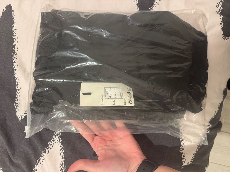 Czarne Spódnico-Szorty Plisowane High Waist Ozdobione Paskiem Eranivia