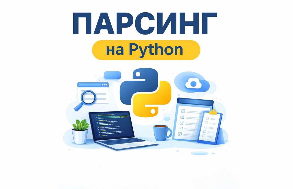 Напишу парсер сайту на Python | збір даних із сайтів