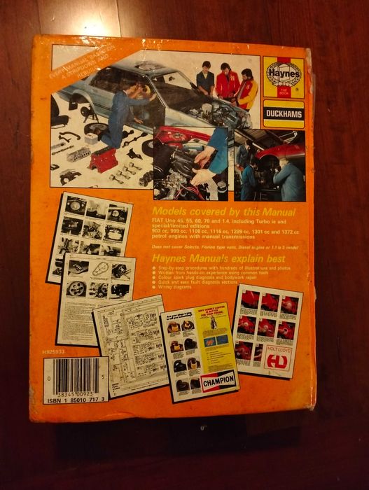 Haynes - Fiat Uno ( Turbo I.E incluído)