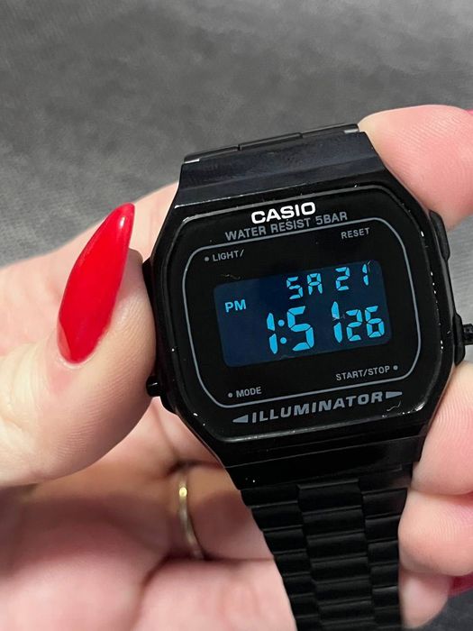 Часы CASIO A168 черный цвет
