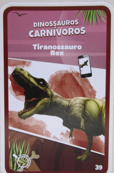 Super Animais 3 - - - Dinossauros - Cartas Soltas Pingo Doce - -Cromos