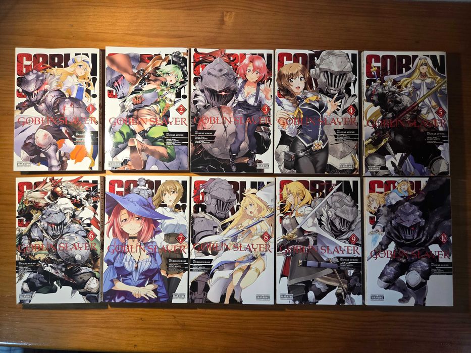 Livros Manga "Goblin Slayer" vol. 1-10