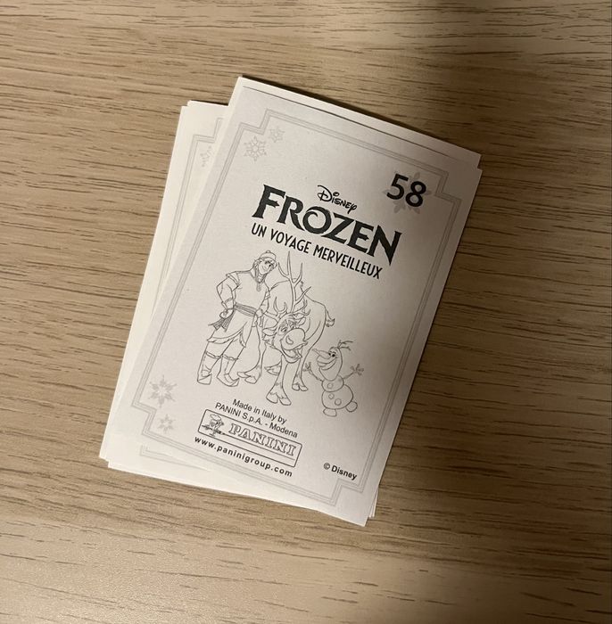 Cromos Frozen: Uma Viagem Apaixonante