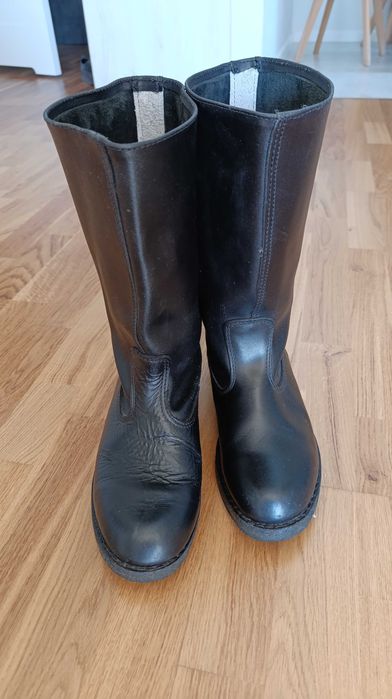 Buty oficerskie skórzane