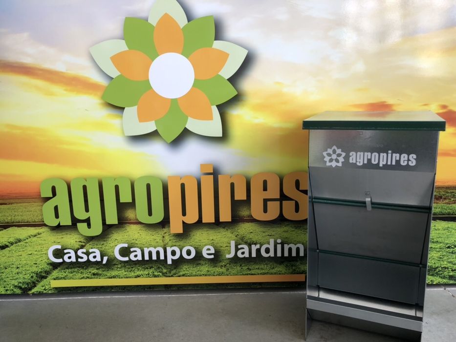 Comedouro galvanizado p/cães