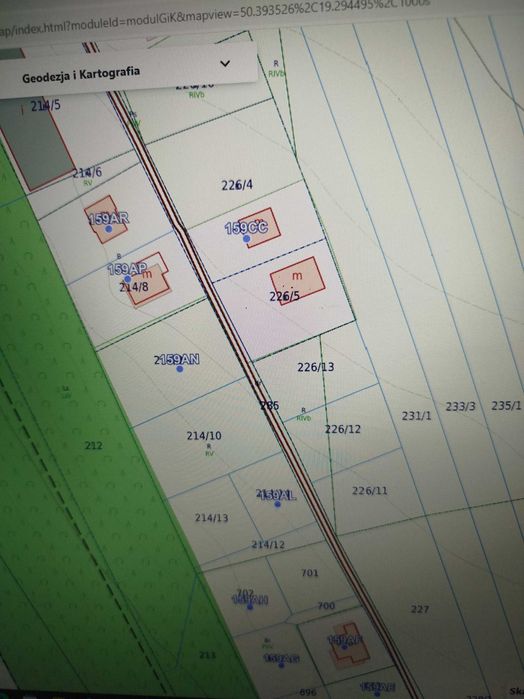 Działka budowlana pod  lasem. Dąbrowa Górnicza Sikorka
