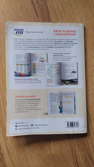 Krok w biznes i zarządzanie 1 zakres podstawowy Nowa Era