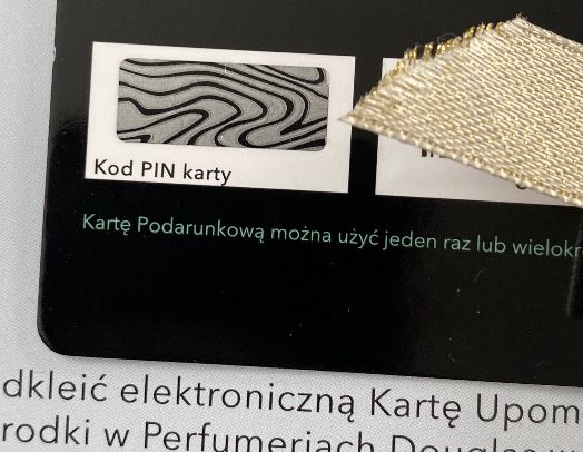 Karta podarunkowa 600 zł Douglas