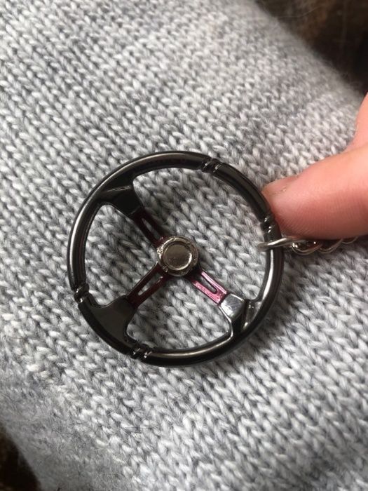 Брелок руль ключи ключей кермо баранка авто JDM диск поршень Momo