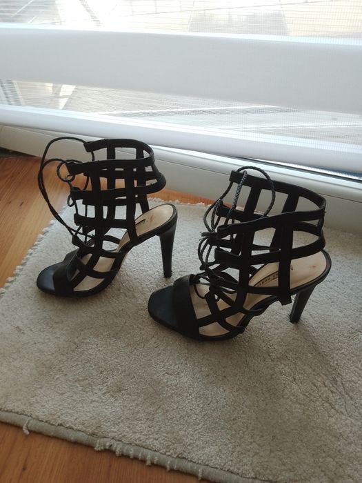 Buciki letnie wiązane ZARA 38