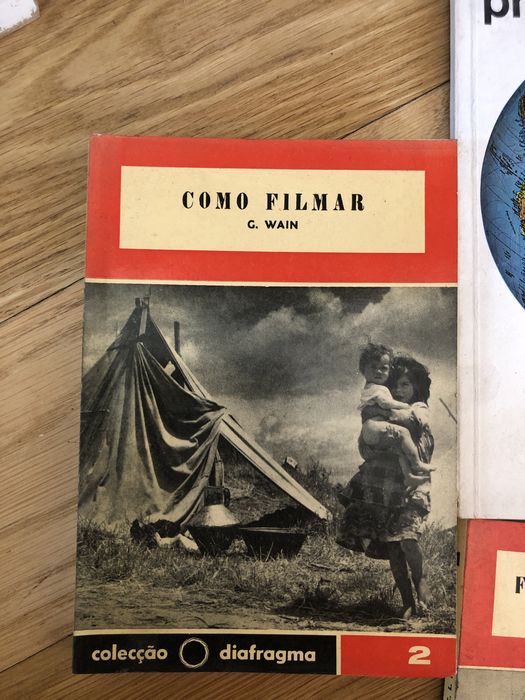 Livros antigos de fotografia