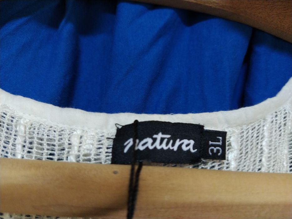 Tunica de algodão da Natura Nova