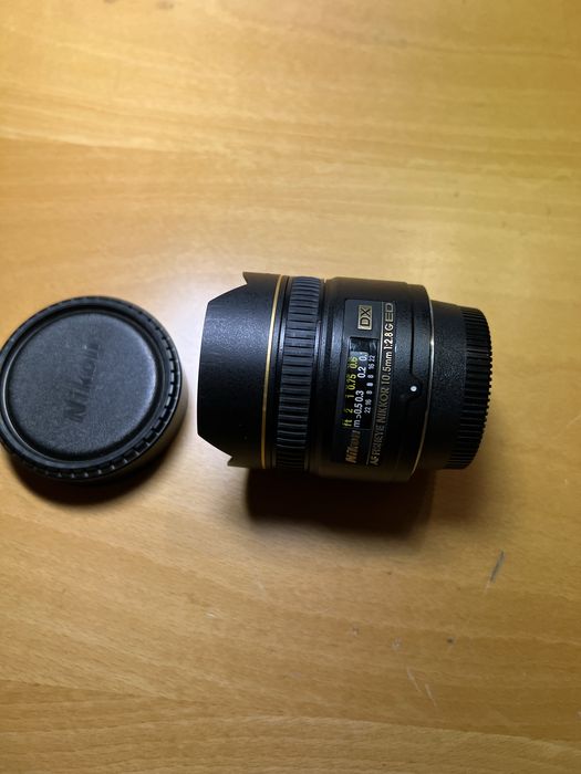 Lente Nikon fisheye 10.5mm f2.8
