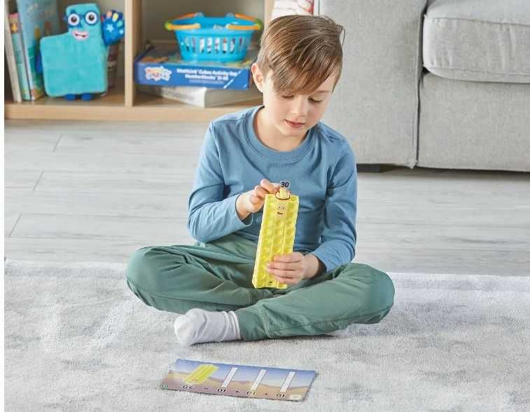 Учимся считать MathLink Cubes 21–30 hand2mind Numberblocks 21-30