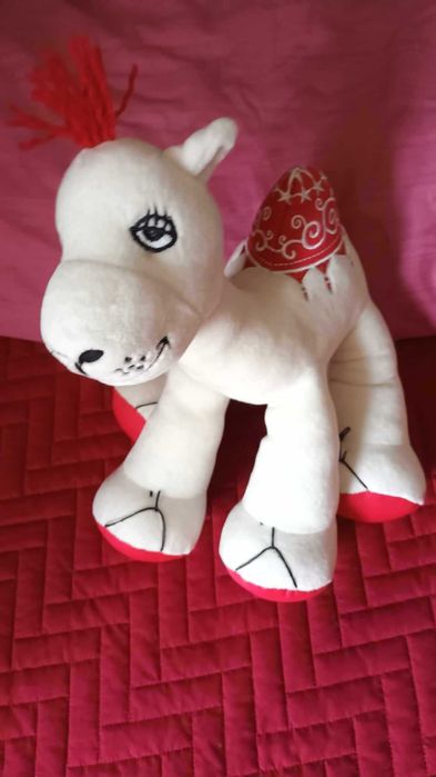 Peluche dromedário branco