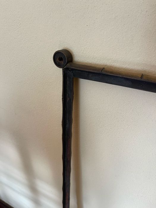 Moldura Antiga em Bronze Maciço "Bambu" para Espelho – 7,5 kg