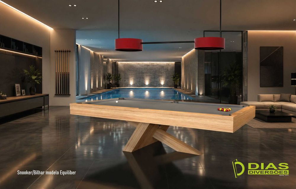 Snooker/Bilhar "Equiliber" - Novos (da fábrica para sua casa)