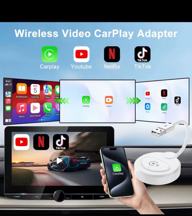 Бездротовий відеоадаптер CarPlay