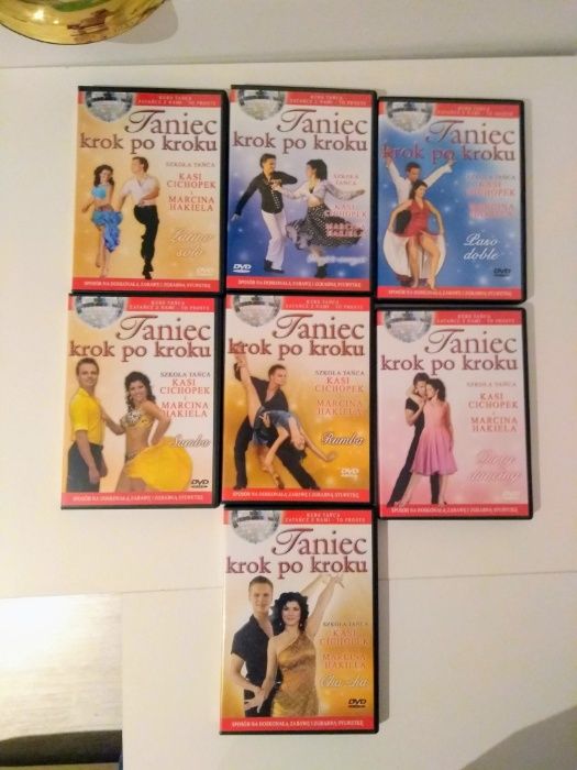 Kolekcja Taniec Krok Po Kroku 18 Płyt DVD Stan BARDZO DOBRY