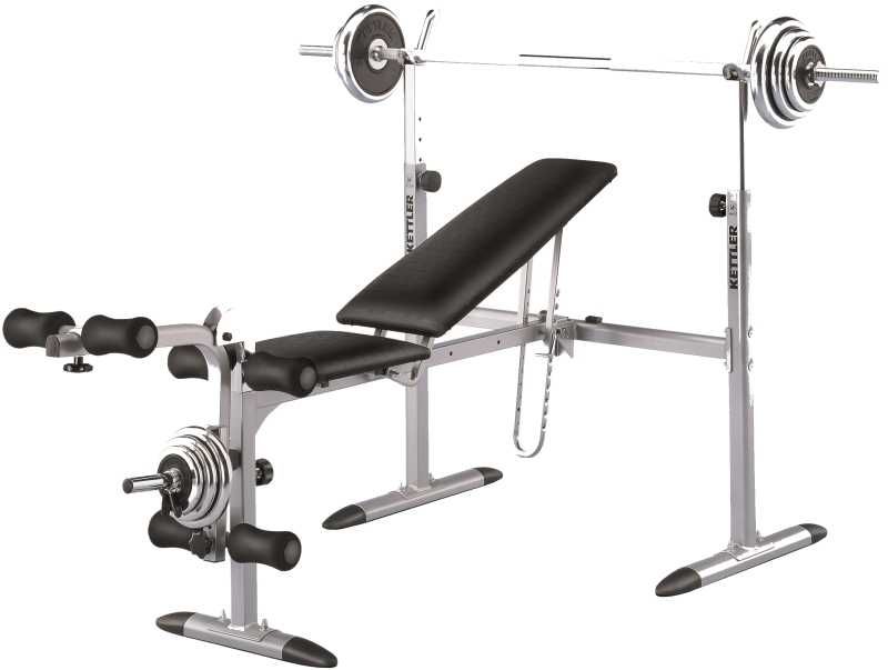Pokazowa ławka Kettler Primus + 50 kg, gryf, wysyłka, gwarancja 2 lata
