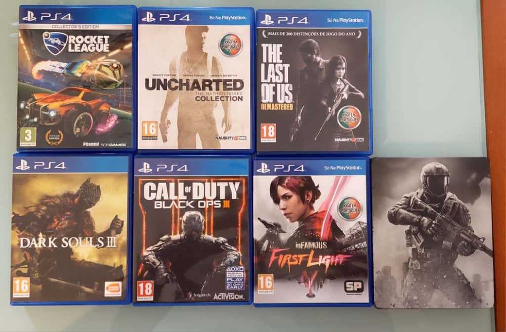 PS4 500GB + Controller + 9 Games64354201014787121