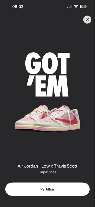 Jordan x Travis Scott Tropical Pink 41