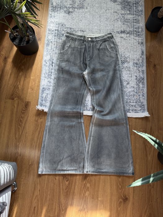 Flared waxed jeans opium archive Фларед кльош джинси style