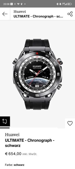 Smartwatch Huawei watch ultimate nowy