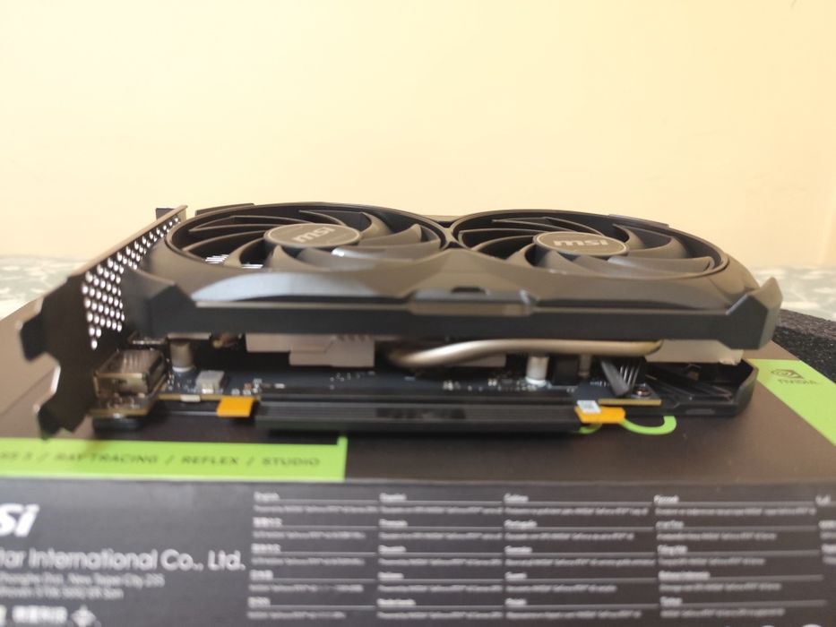 RTX 4060 MSI Ventus 2X Black OC 8GB- Excelente estado