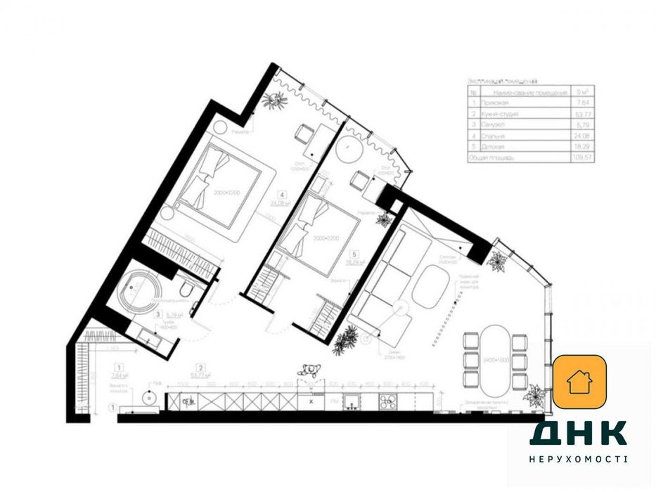 Квартира в Аркадии с видом на море. ЖК Гагарин Плаза.