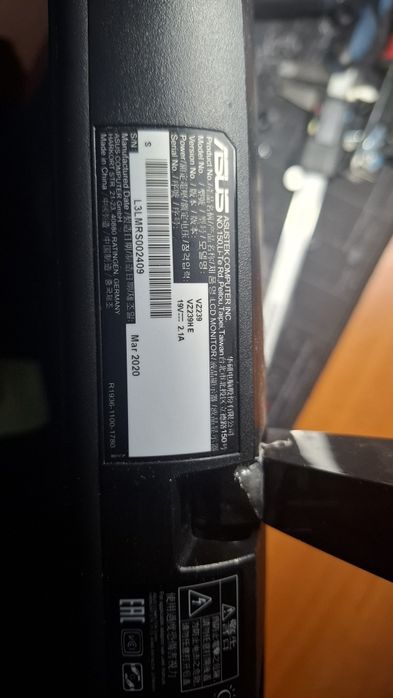 Monitor ASUS VZ239 23 cale 75hz