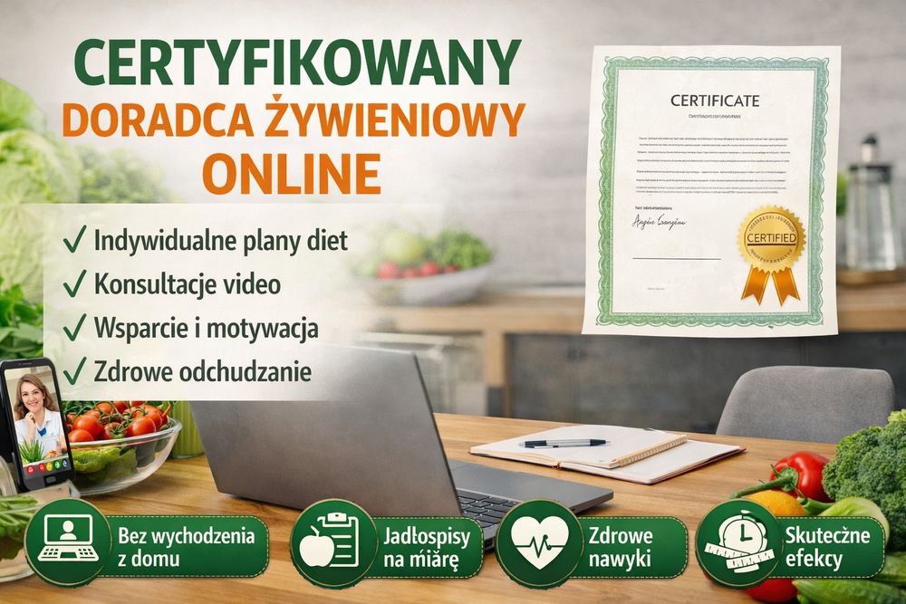 Cerryfikowany doradca żywieniowy online