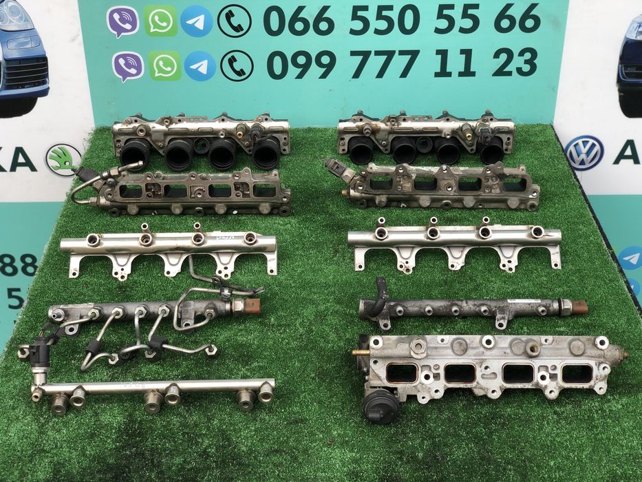 рампа топливная passat b6 golf 5 skoda a5 вихревые заслонки рейка