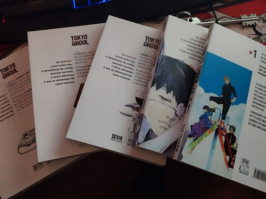 Manga Tokyo Ghoul 1,3,4,5 e TokyoGhoul Re 1