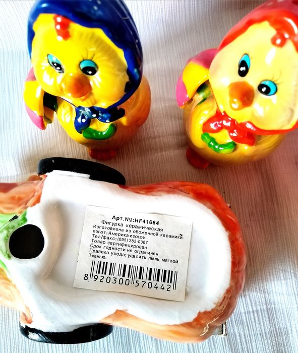 Фигурки керамические для специй