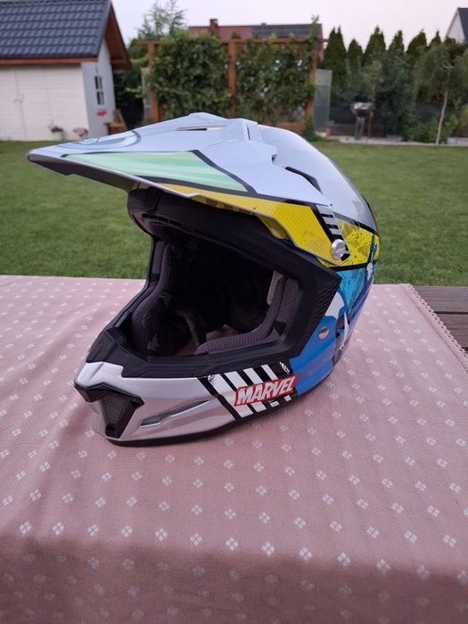 Kask HJC Marvel Hulk Youth XL + gogle Scott | Wersja graficzna Avengers