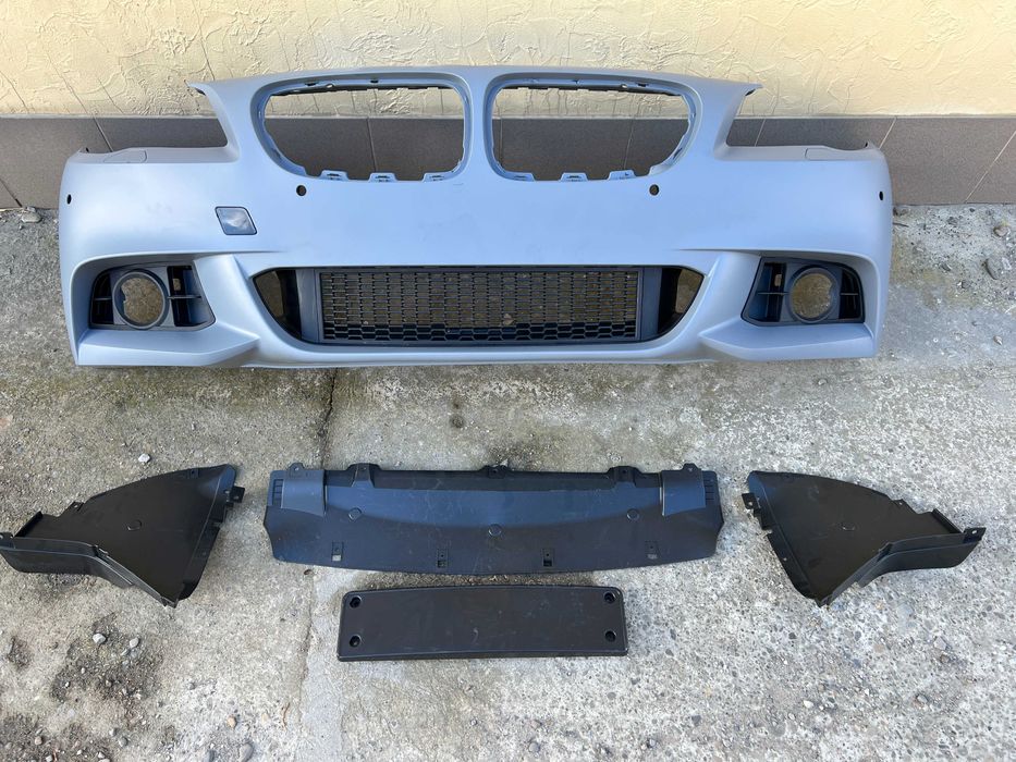 передний бампер бмв ф10 м пакет рестайлинг до рестайлинг m paket bmw f10 f11 БАМПЕР комплектный