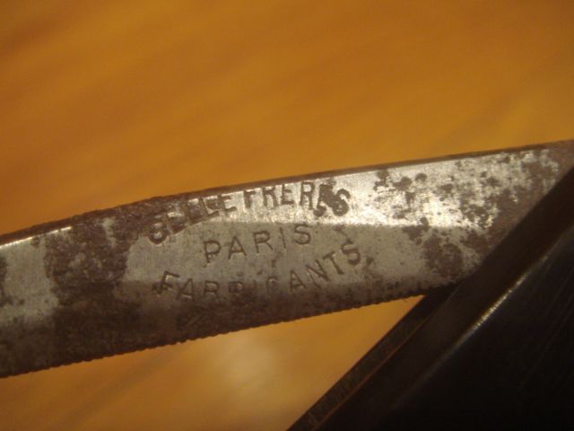 Lamina barbear GELLE FRERES paris antiga