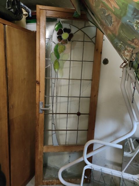 Drzwi witrażowe kolorowe