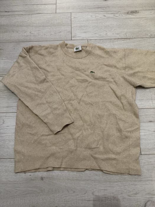 Sweter Lacoste bezowy
