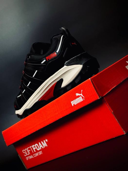 Кроссовки Puma waterproof/непромокающие кросмоаки Пума/мужские кожаные